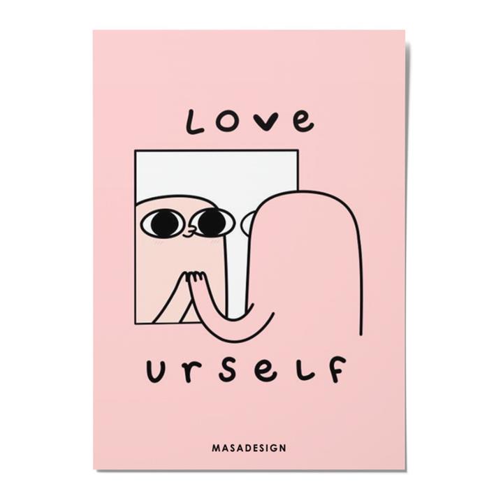 کارت پستال ماسا دیزاین مدل POSTSM139 LOVE URSELF